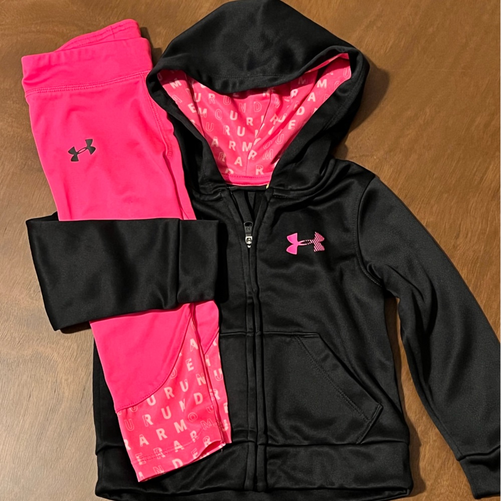 Under Armour zip up jacket and pants set